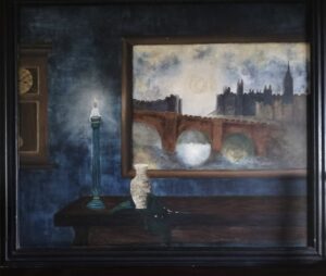 Oil fire place