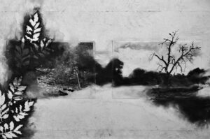 Photograph and Oil river